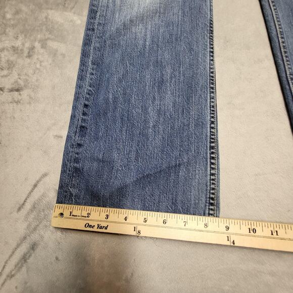 Big Star 1974 Jeans Mens 31x32 Blue Medium Wash State Regular Boot Bootcut Denim - Picture 6 of 10